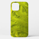 Search for water droplets iphone cases Green