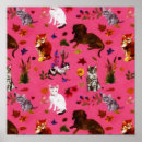 Search for black cat garden art Pink