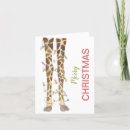 Search for giraffe christmas cards Funny