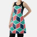 Search for modern geometric aprons Stylish
