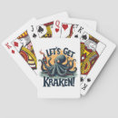 Search for kraken playing cards Octopus