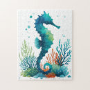 Search for seahorse puzzles Ocean