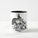 Search for black and white rabbit mugs Easter