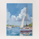 Search for sailing puzzles Watercolor