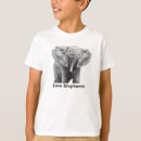 Search for elephant kids tshirts Wildlife