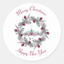 Search for star wreath stickers Winter