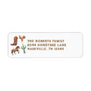 Search for rodeo return address labels Cowboy