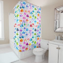 Search for rainbow shower curtains Girly