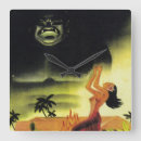 Search for tiki clocks Polynesian