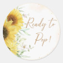 Search for ready to pop baby shower stickers Gold