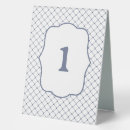 Search for double sided table cards Number