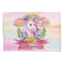 Search for rainbow unicorn pillowcases Watercolor