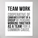 Search for cooperation posters Black and white
