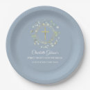 Search for first communion plates Greenery