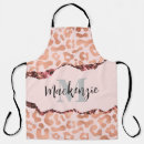 Search for leopard print aprons Pink