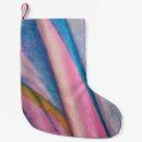 Search for pink and green christmas stockings Pastel