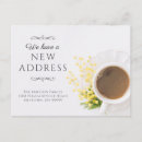Search for notification postcards Change of address