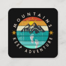 Search for backpack business cards Adventure