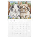 Search for rabbit calendars Cute