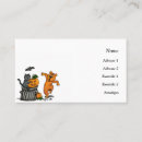 Search for halloween business cards Cat