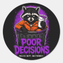 Search for panda humor stickers Racoon
