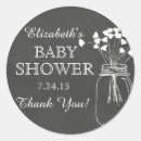 Search for mason jar baby shower stickers Floral