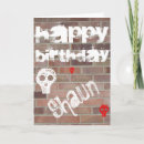 Search for graffiti cards Brick wall