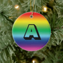 Search for alphabet christmas tree decorations Initial