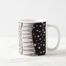 Search for black and white drawing mugs Pattern