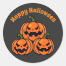 Search for jack o lantern face stickers Happy halloween