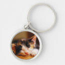 Search for eyes closed key rings Cat
