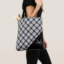 Search for black white buffalo plaid and bags Gingham
