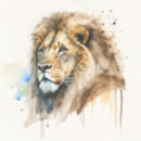 Search for majestic lion stickers Nature