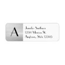 Search for silver and black return address labels Stripes