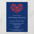 Search for royal blue anniversary party invitations Formal