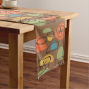Search for multicolored table runners Retro