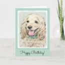 Search for buff cards Cocker spaniel