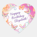 Search for colourful birthday party stickers Butterfly