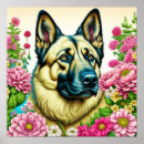 Search for german shepherd posters Flowers