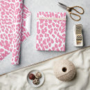 Search for pink cheetah wrapping paper Modern