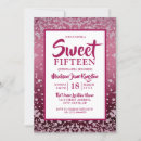 Search for sweet 15 quinceanera invitations Pink
