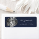 Search for wedding photo return address labels Navy blue