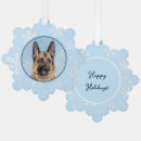 Search for black german shepherd christmas tree decorations Alsatian