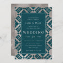 Search for teal blue and silver wedding invitations Couple