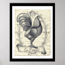Search for french rooster posters Retro
