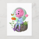 Search for cute alien postcards Cartoon
