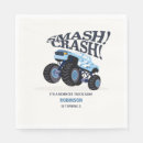 Search for monster trucks napkins Blue