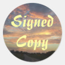 Search for sign stickers Signed