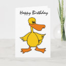 Search for funny duck birthday cards Animals