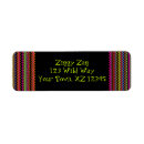 Search for zig zag return address labels Colourful